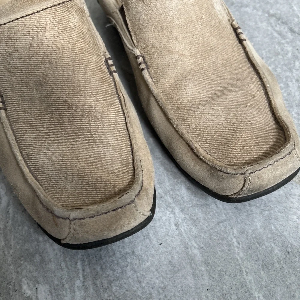 Merrell Rally Moc Loafers Moccasins Slip Shoes Mens 9.5 Leather Upper Vented